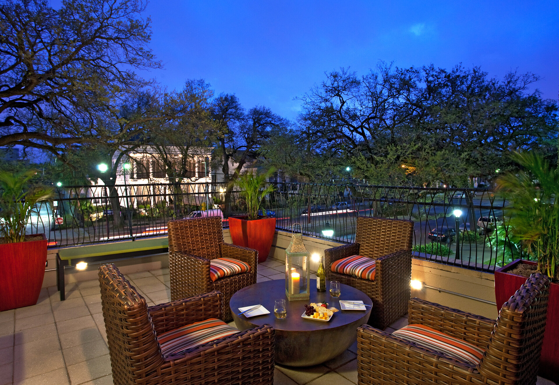 outdoor balcony