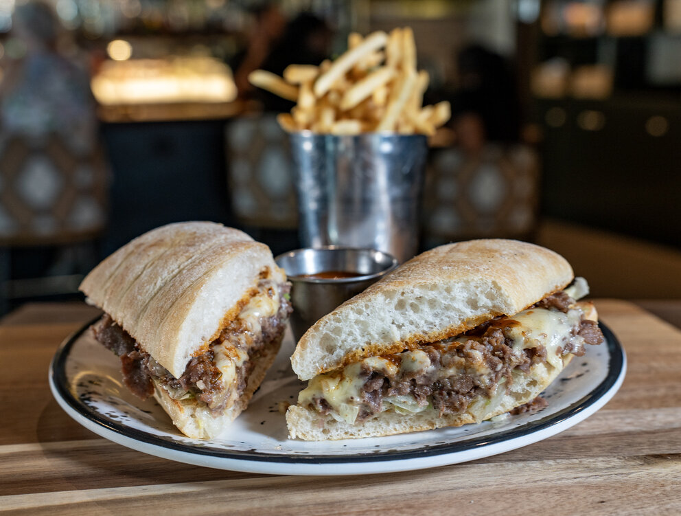 a sandwich on a plate